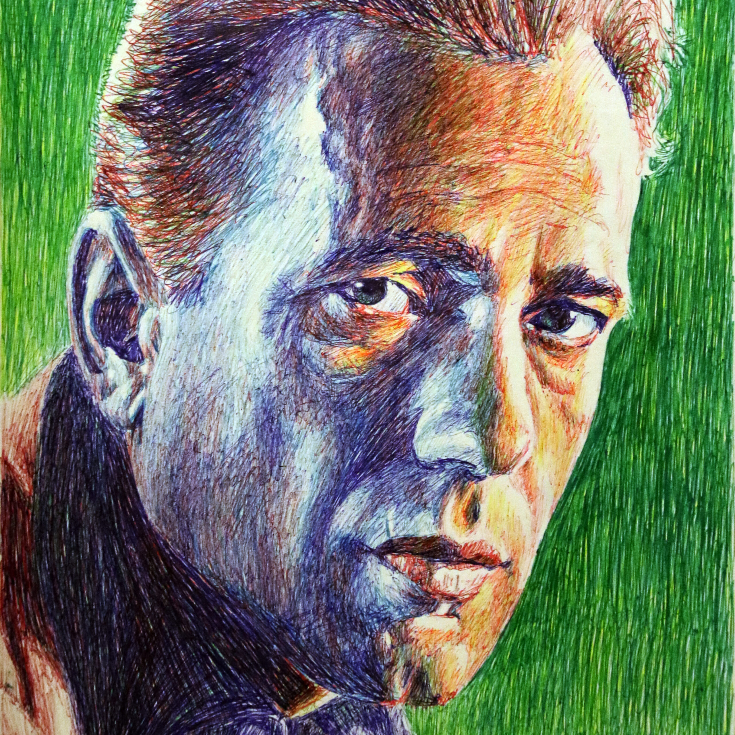 Portrait of Humphrey Bogart by Dane Ikin