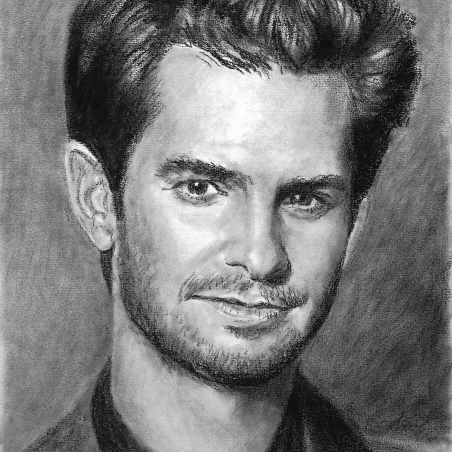 Andrew Garfield drawing by Dane Ikin