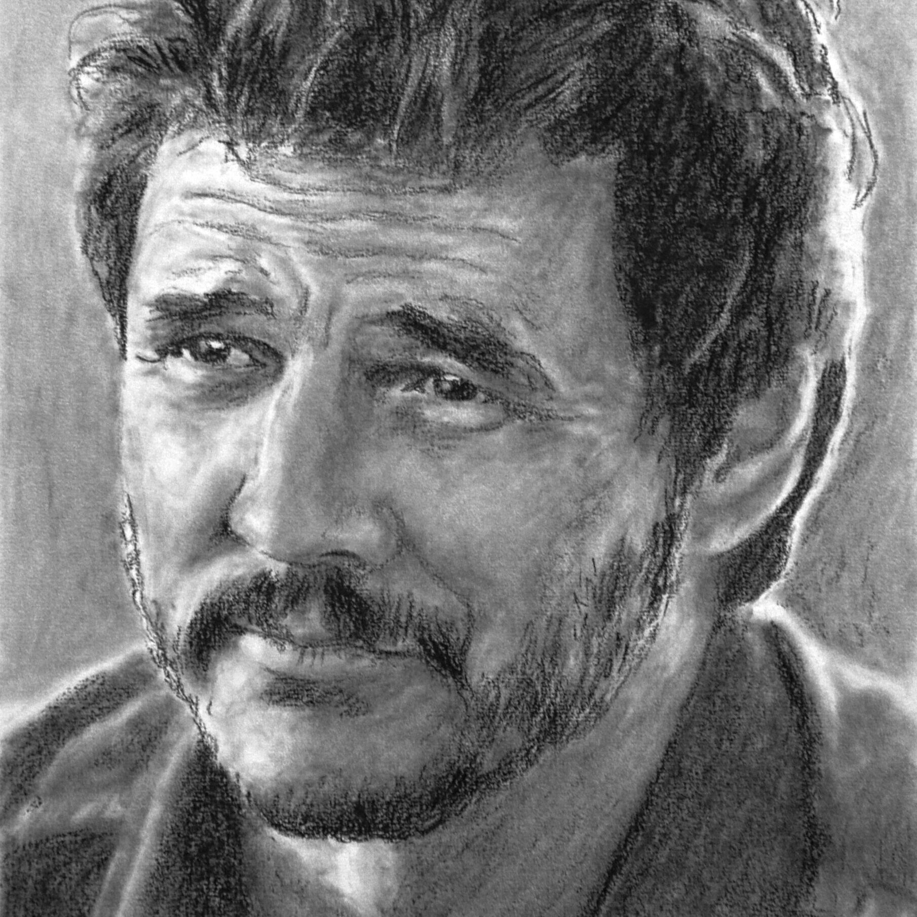 Pedro Pascal drawing by Dane Ikin