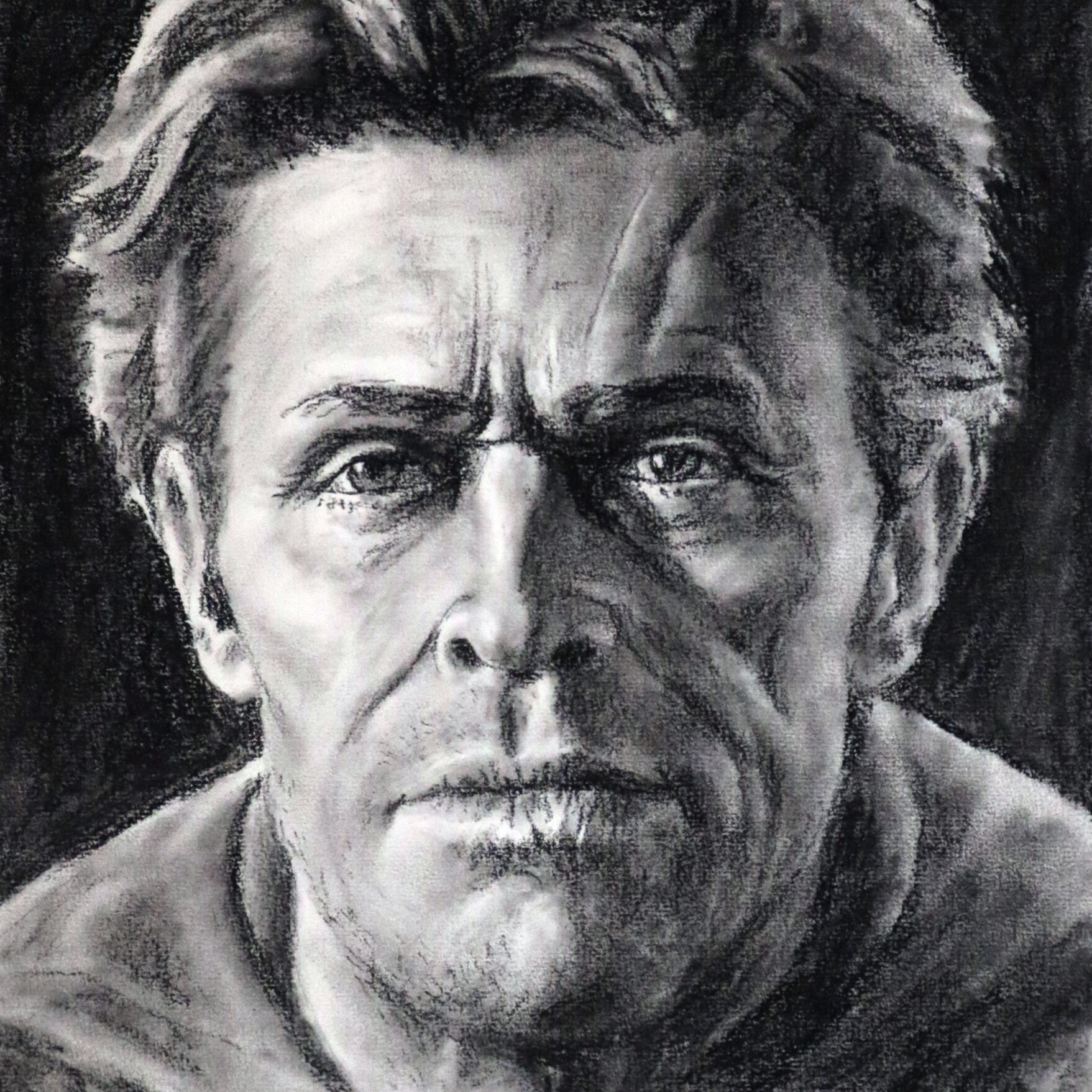 Willem Dafoe drawing by Dane Ikin