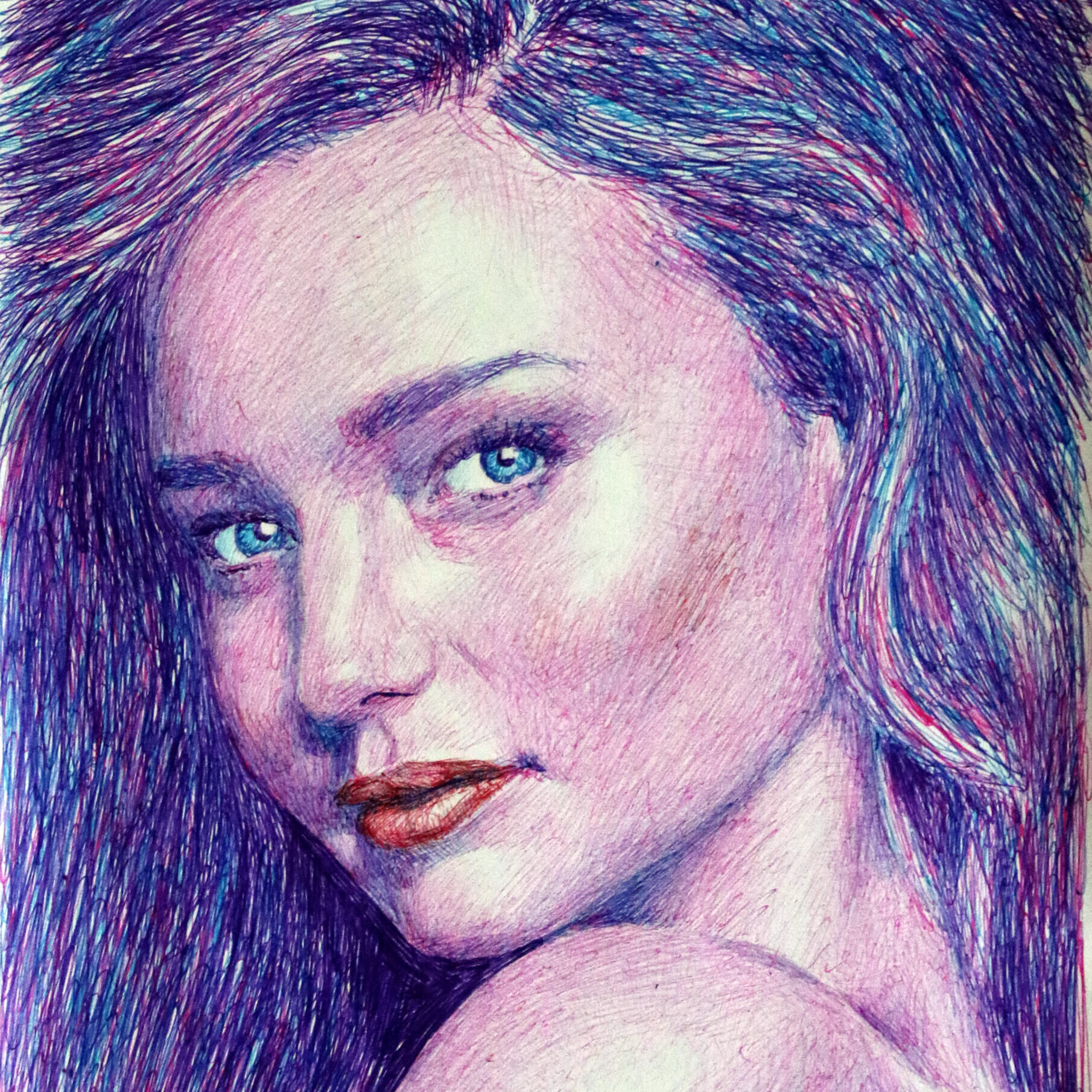 Portrait of Miranda Kerr by Dane Ikin