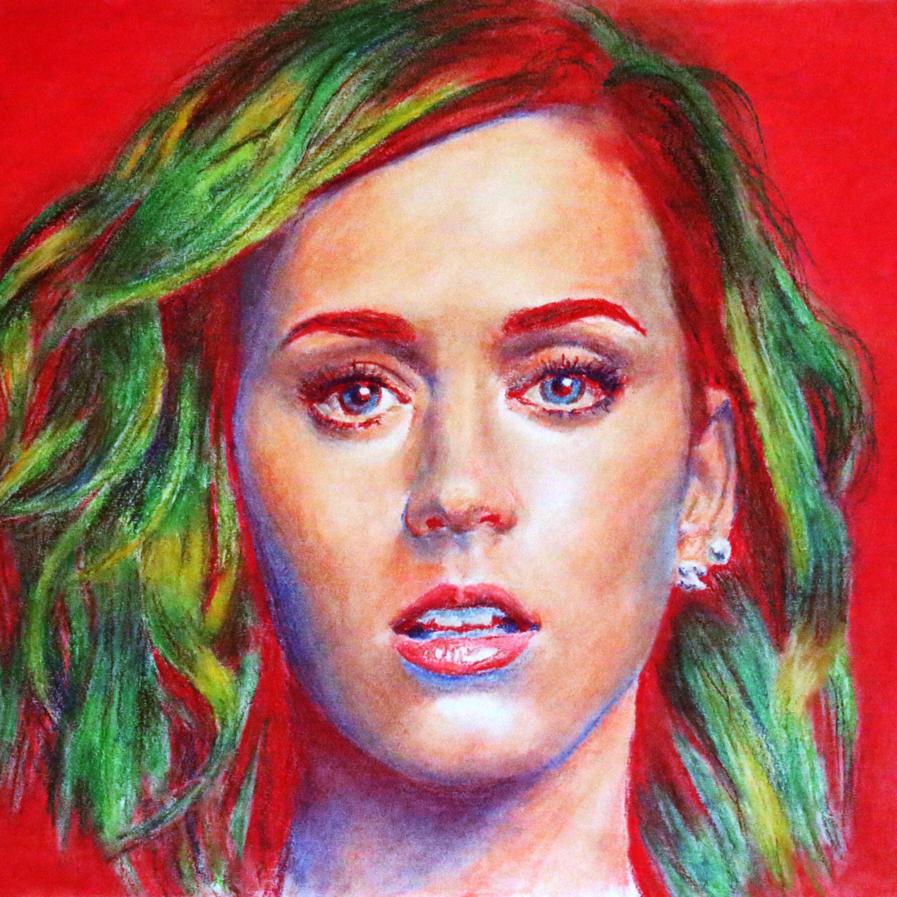 Drawing of Katy Perry by Dane Ikin