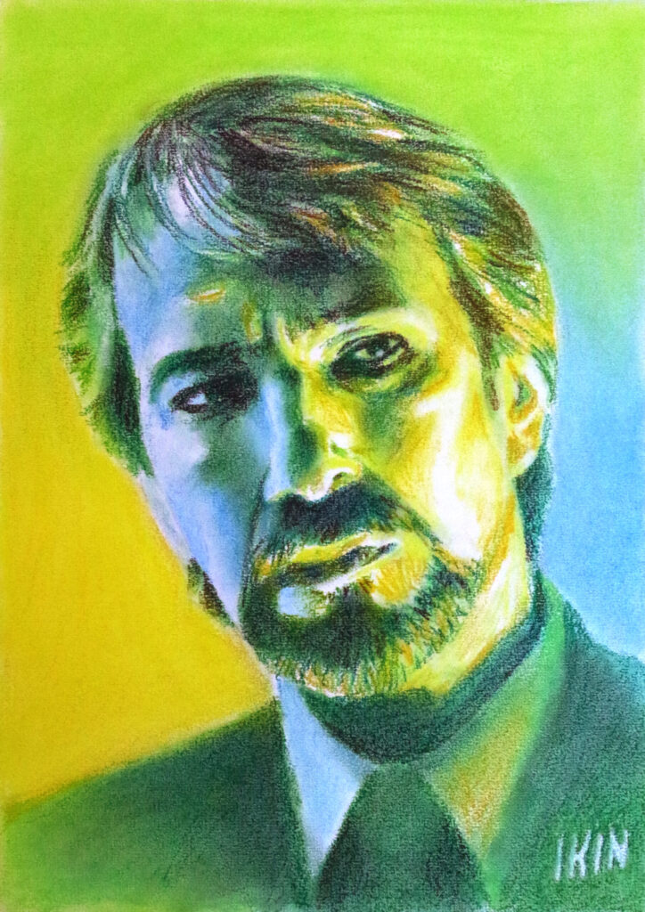 Suspicious drawing of Alan Rickman