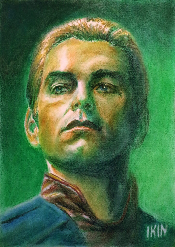 Smug drawing of Antony Starr