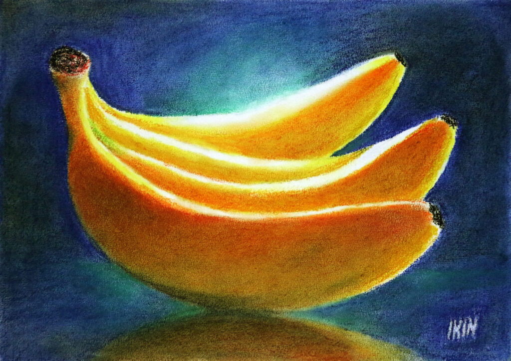 Drawing of bananas