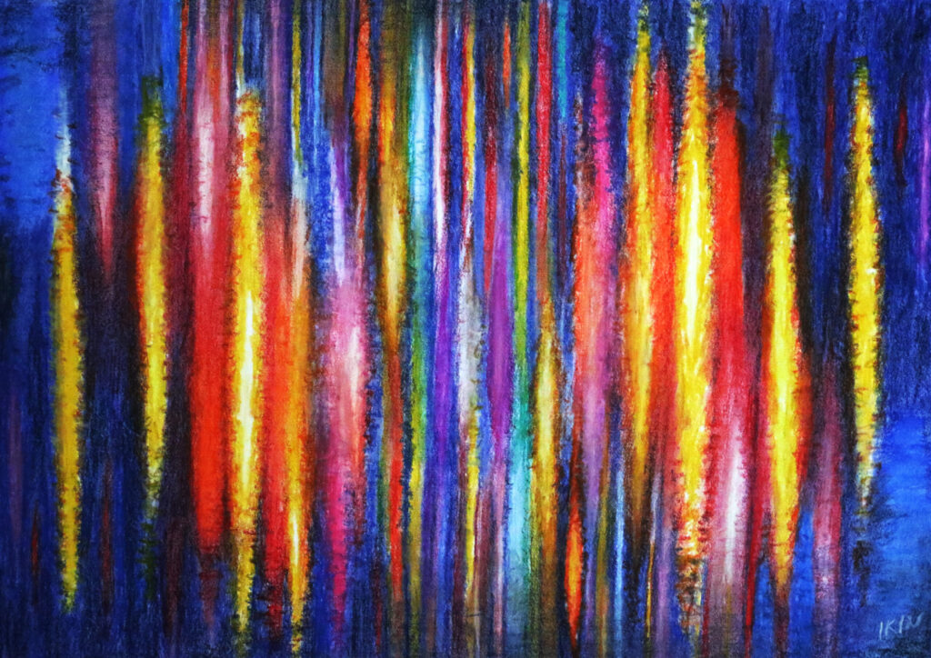 Abstract drawing of reflections