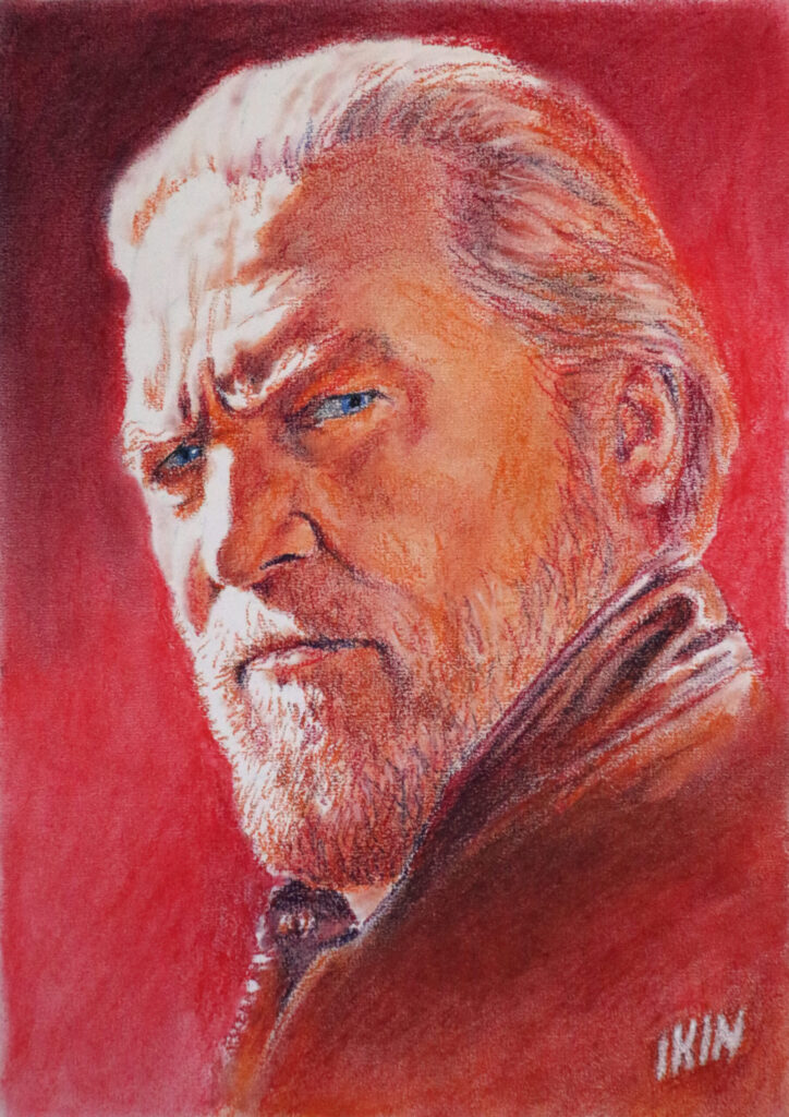 Angry drawing of Jeff Bridges