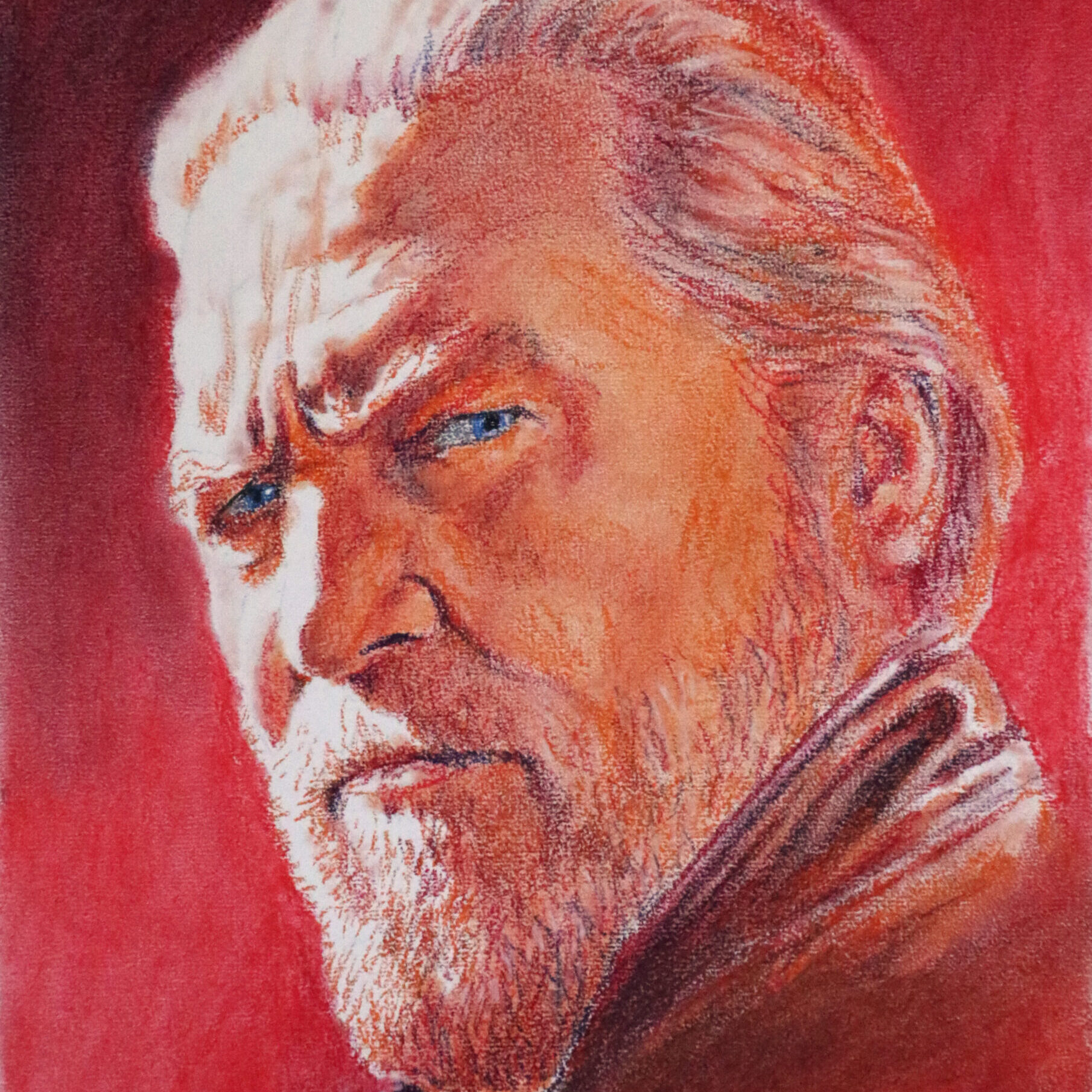 Angry drawing of Jeff Bridges