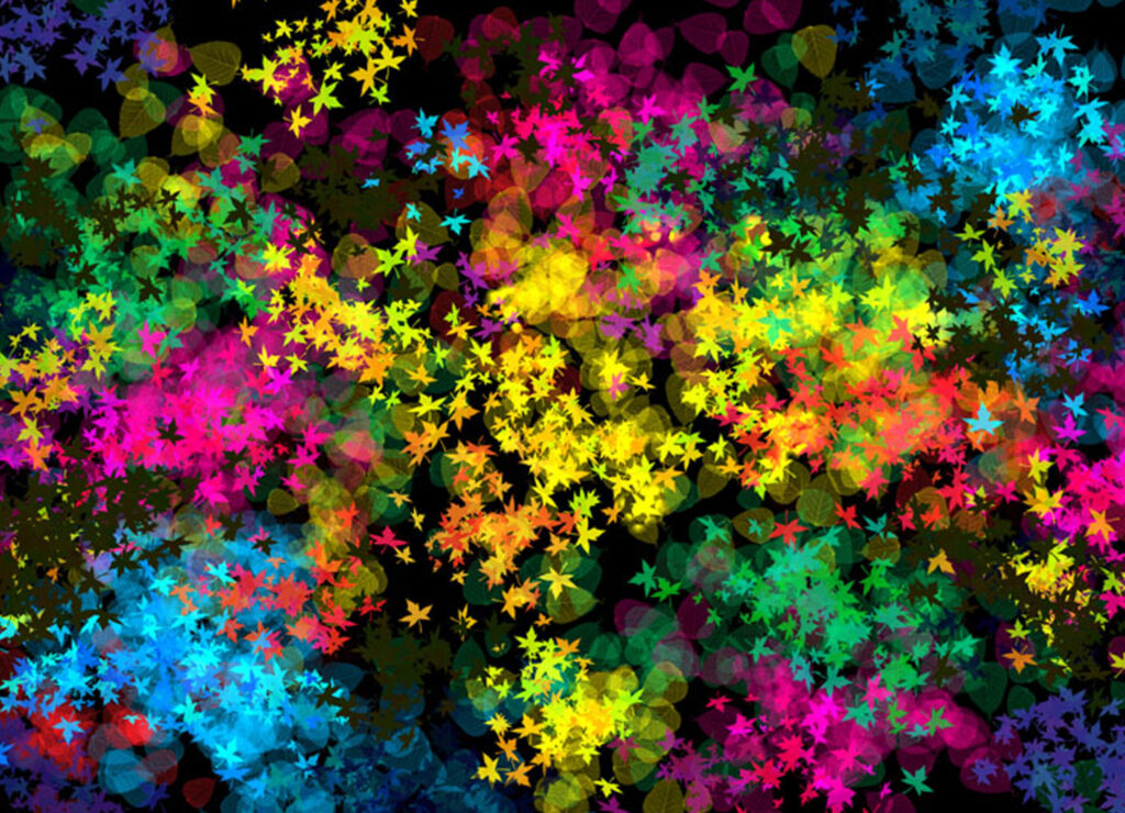 Abstract leaf design