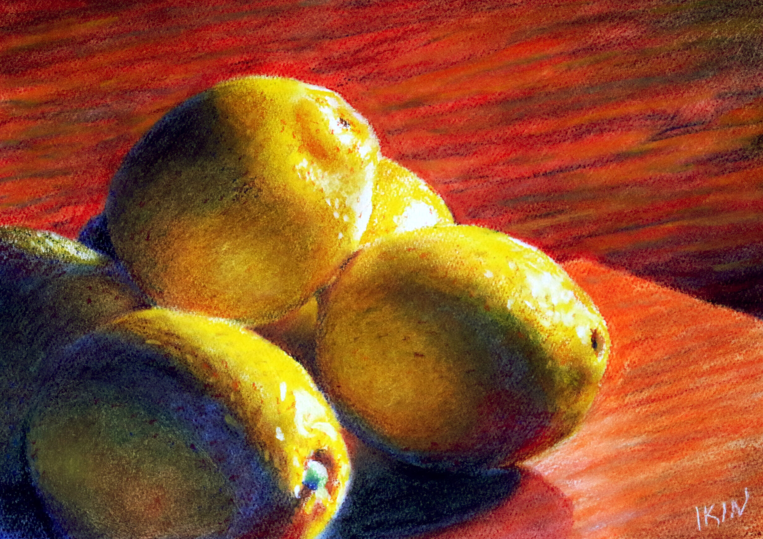 Drawing of lemons