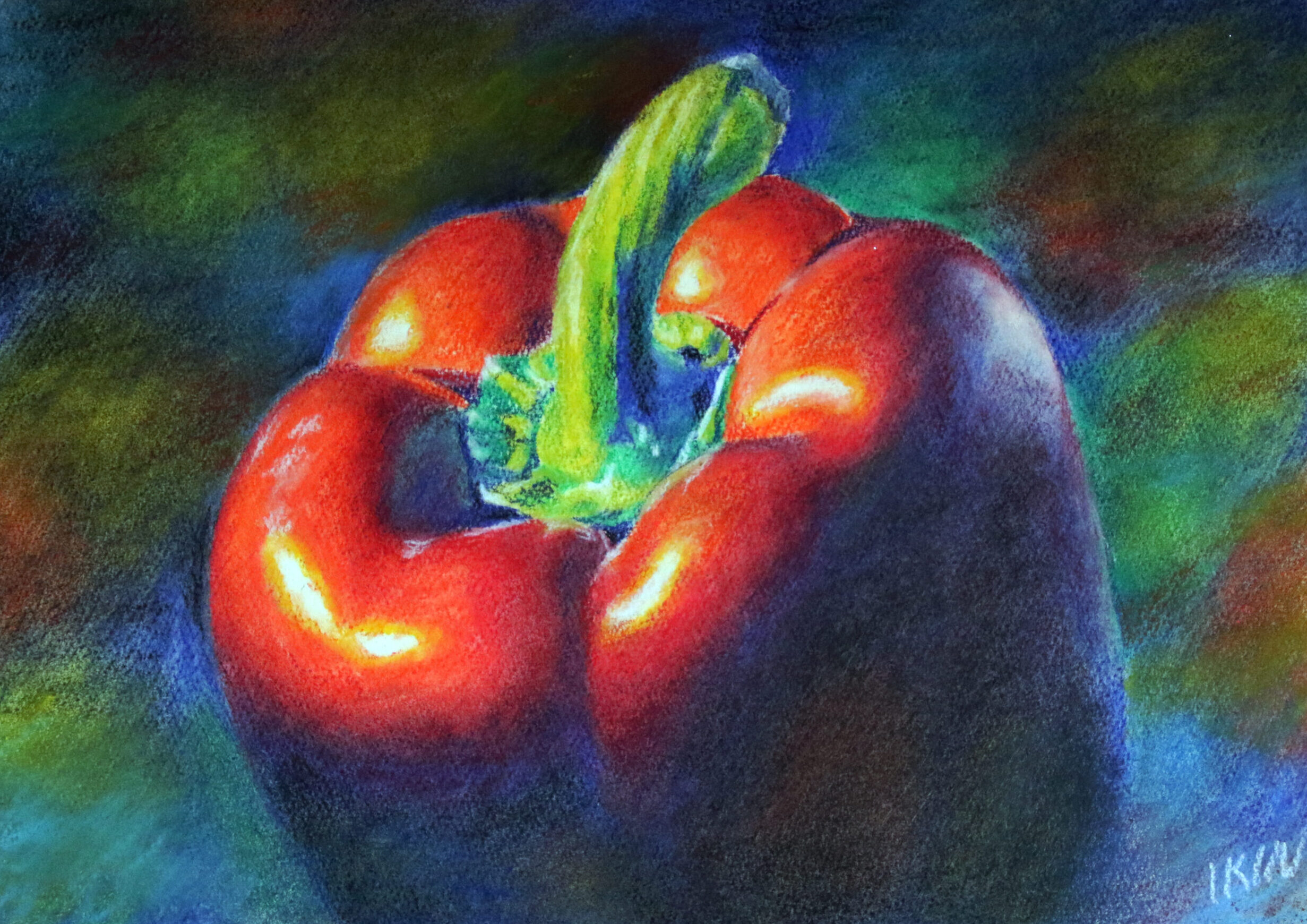 Drawing of a capsicum